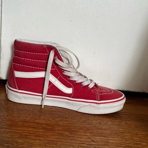Red High top Vans